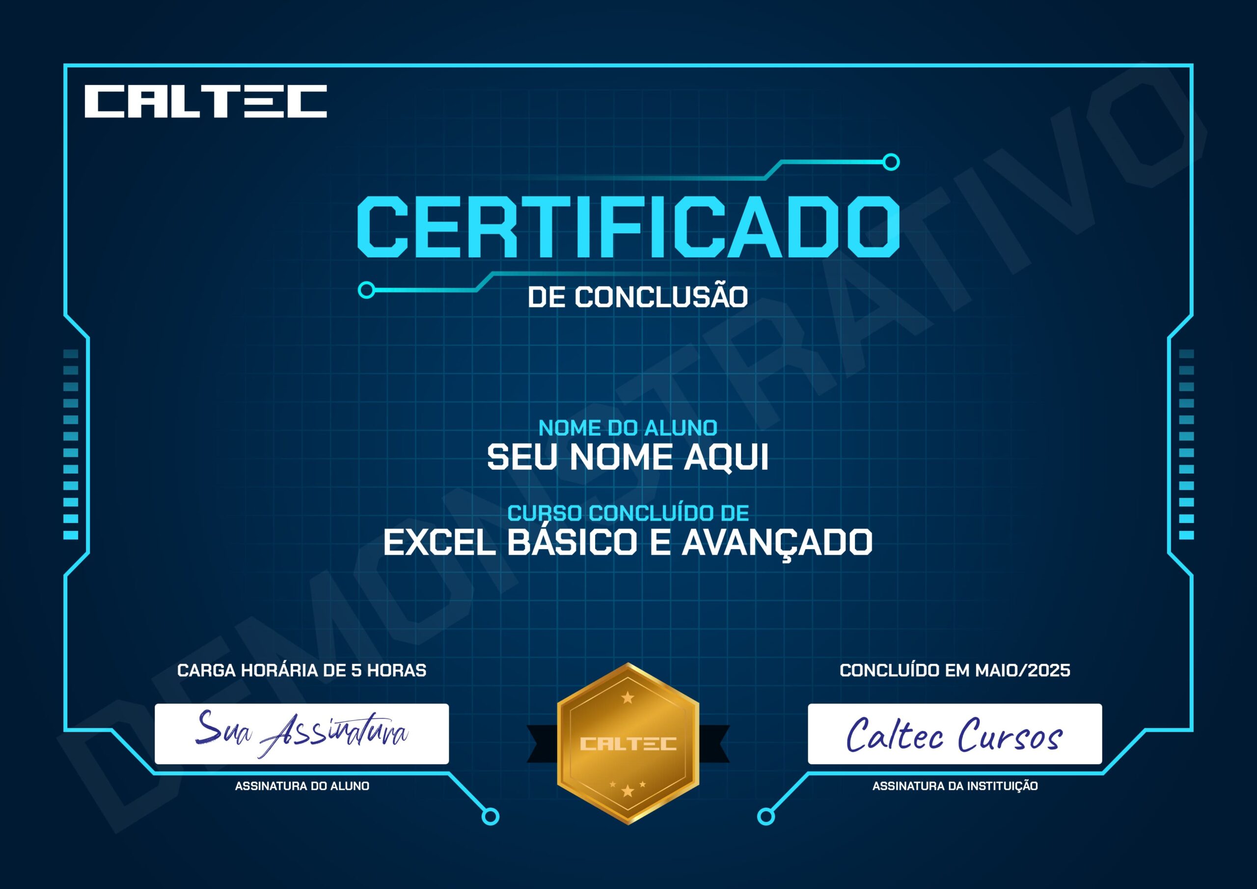 Certificado do curso